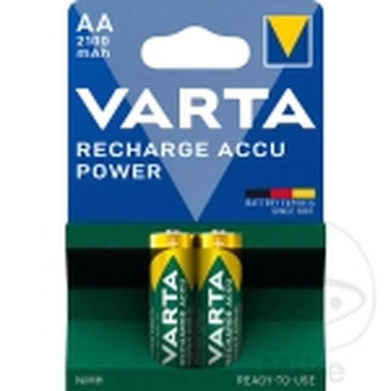 Pila Mignon AA VA 2 Pzas Recharge | Accu Power | Motos Camaral