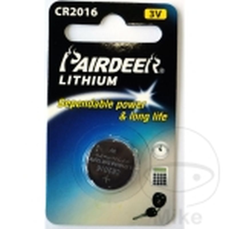 Pila CR2016 Blister Inox | Recambio | Motos Camaral