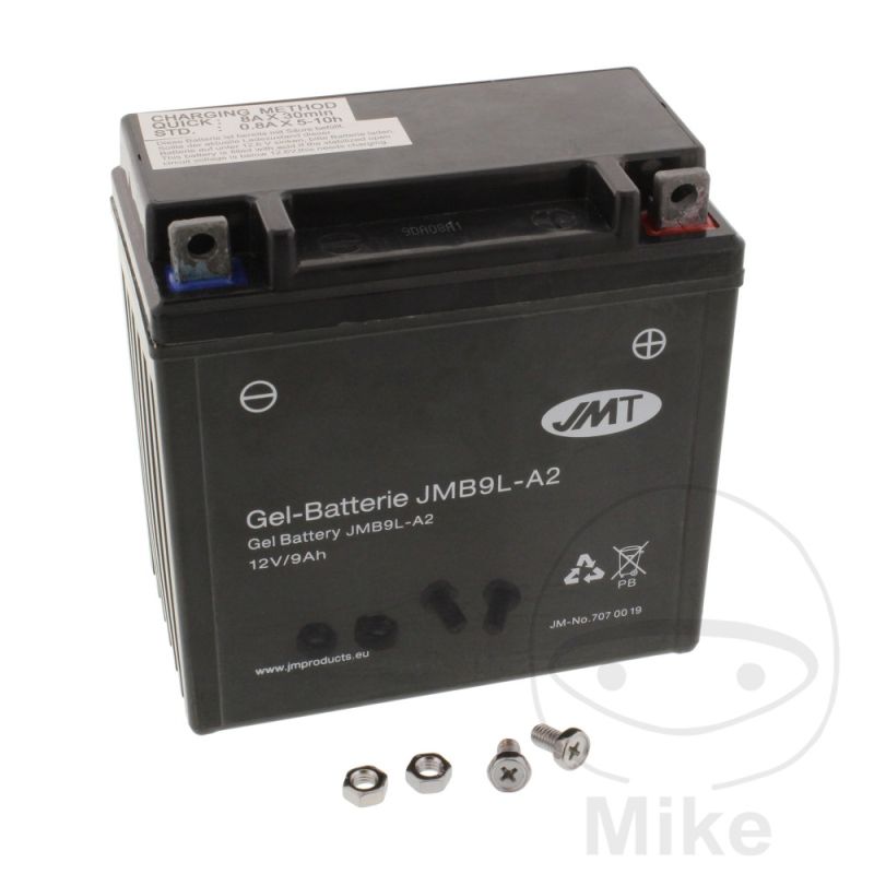 Batería YB9L-A2 Gel JMT | Motos Camaral