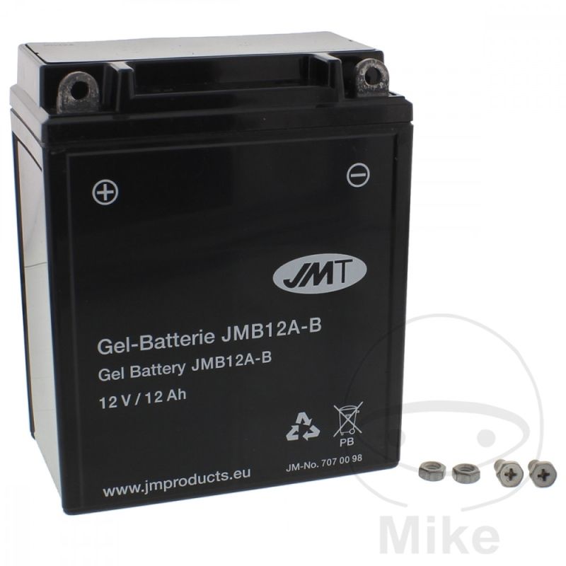 Batería YB12A-B Gel JMT | JMT | Motos Camaral