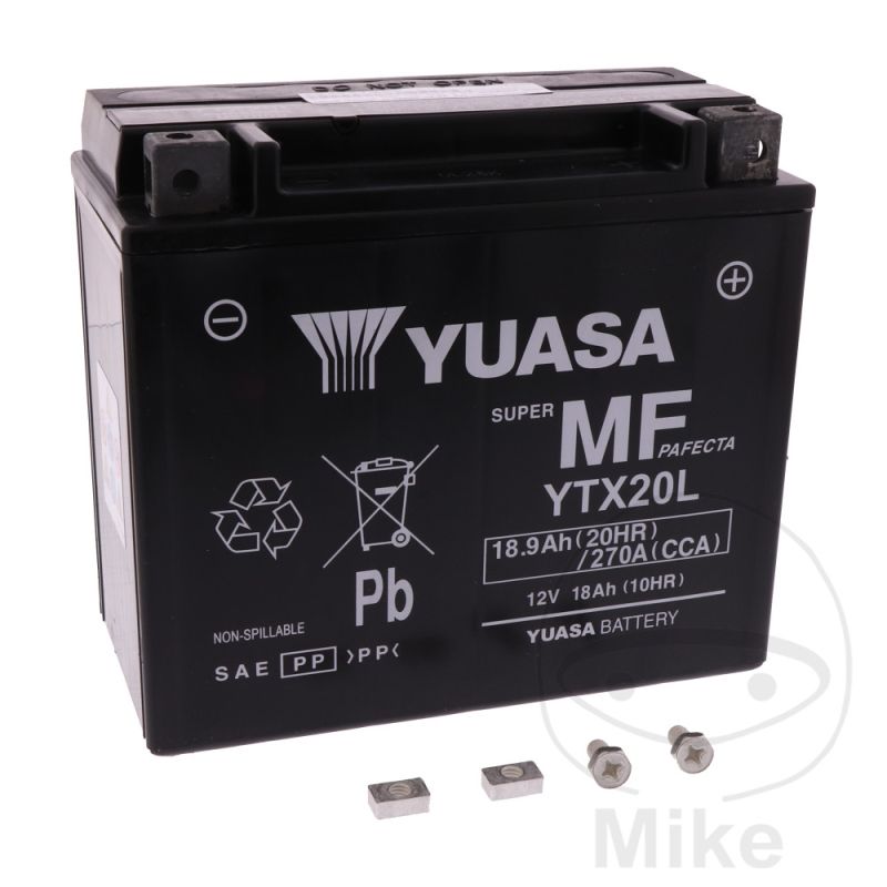 Batería Moto YTX20L Wet Yuasa | Yuasa | Motos Camaral