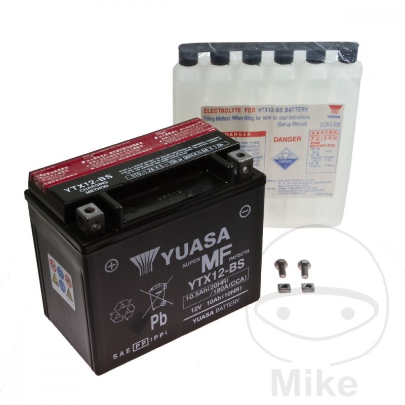 Batería Moto YTX12-BS Yuasa | Motos Camaral