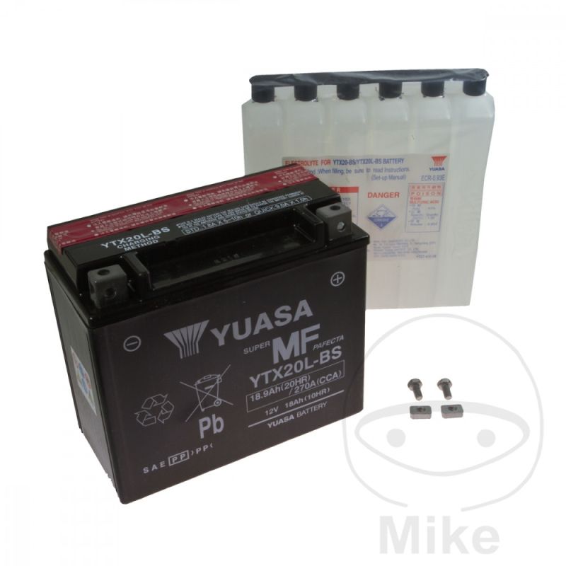 Batería Moto YTX20L-BS Yuasa | Motos Camaral