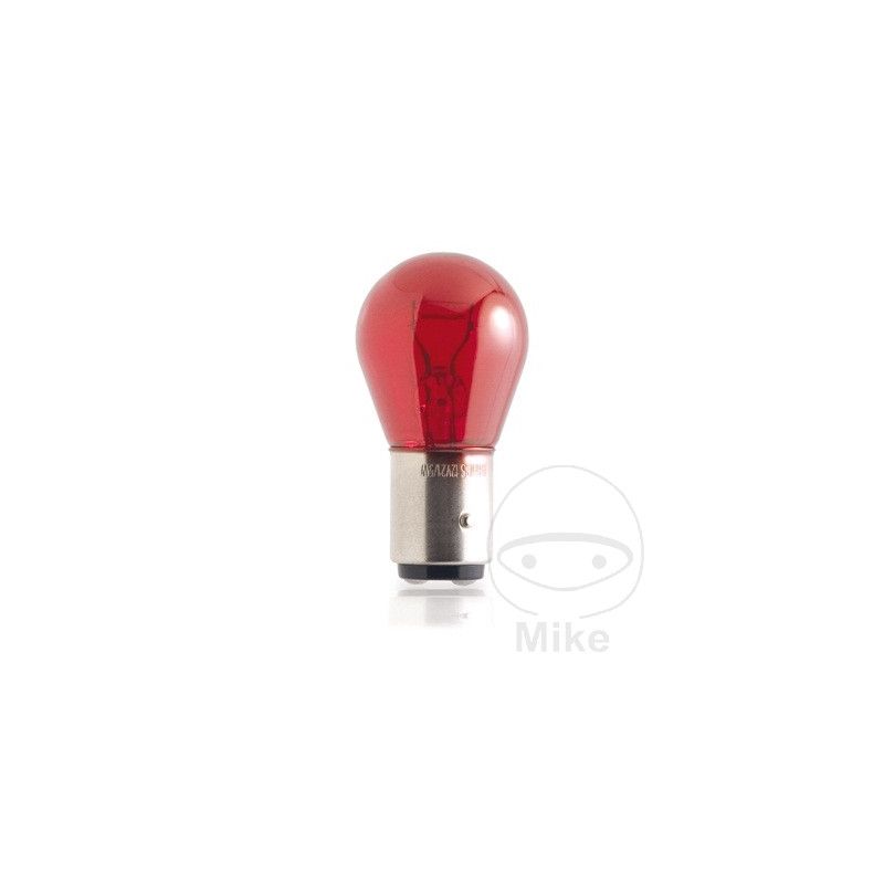 Bombilla 12V 21W BAW15S Rojo | Motos Camaral