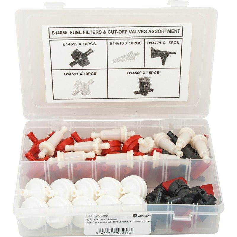 SURTIDO FILTRO DE COMBUSTIBLE 5 TIPOS FILTROS- motoscamaralweb.com