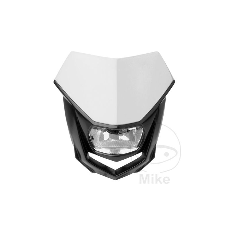 Portafaro Halo Blanco y Negro | Enduro | Motos Camaral