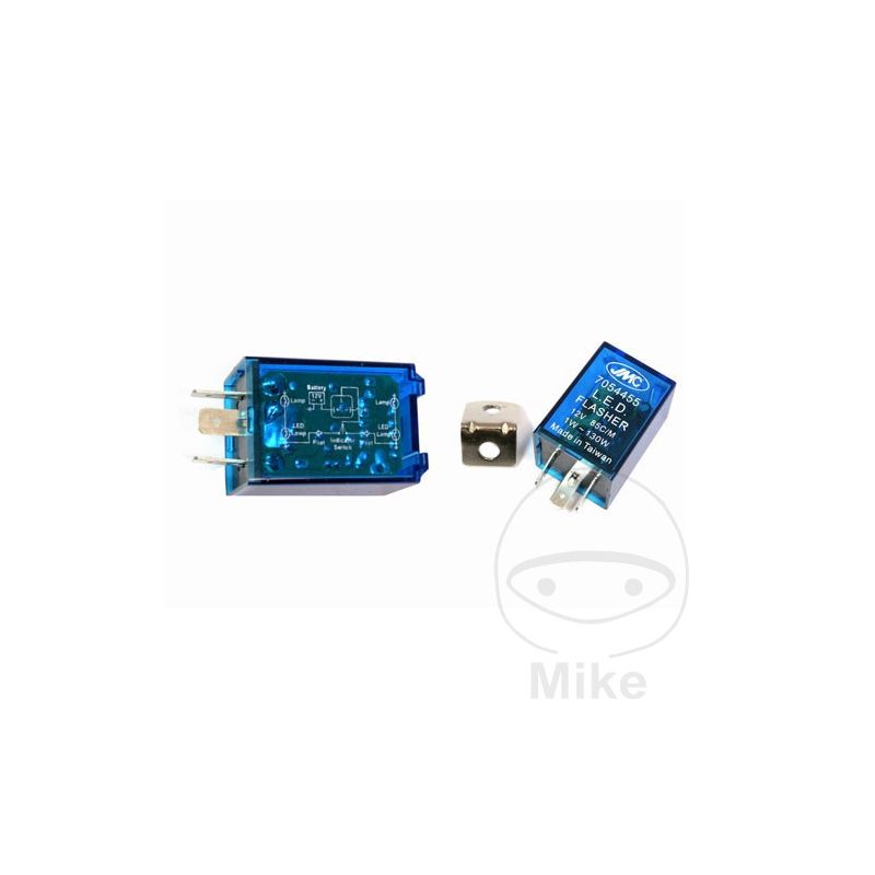 Relé Eléctrico Intermitente 12V 3 Polos | JMP | Motos Camaral