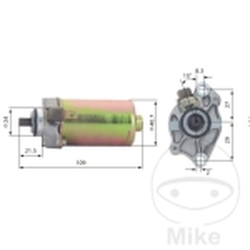 Motor de arranque JMP Altn 7004168 | Motos Camaral