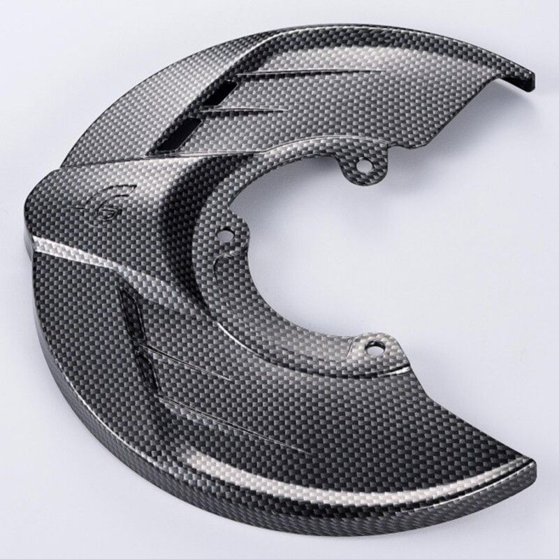 Protector disco delantero ART look carbono - motoscamaralweb.com