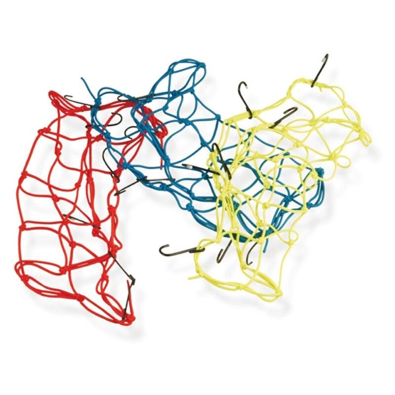 Red carga de equipaje V PARTS 40x40 cm color amarillo - motoscamaralweb.com