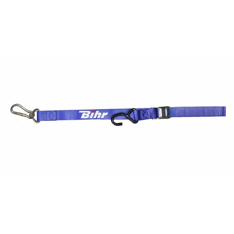 Correas con gancho mosquetón BIHR azul - motoscamaralweb.com