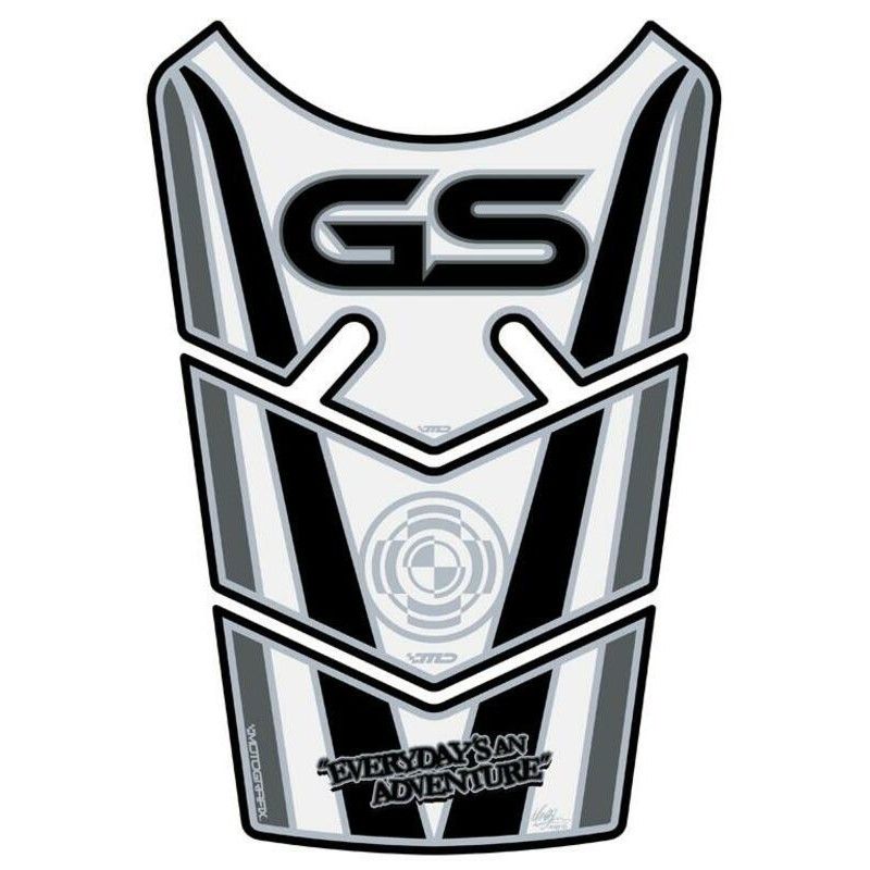 Protector de depósito Motografix R1200GS blanco - motoscamaralweb.com