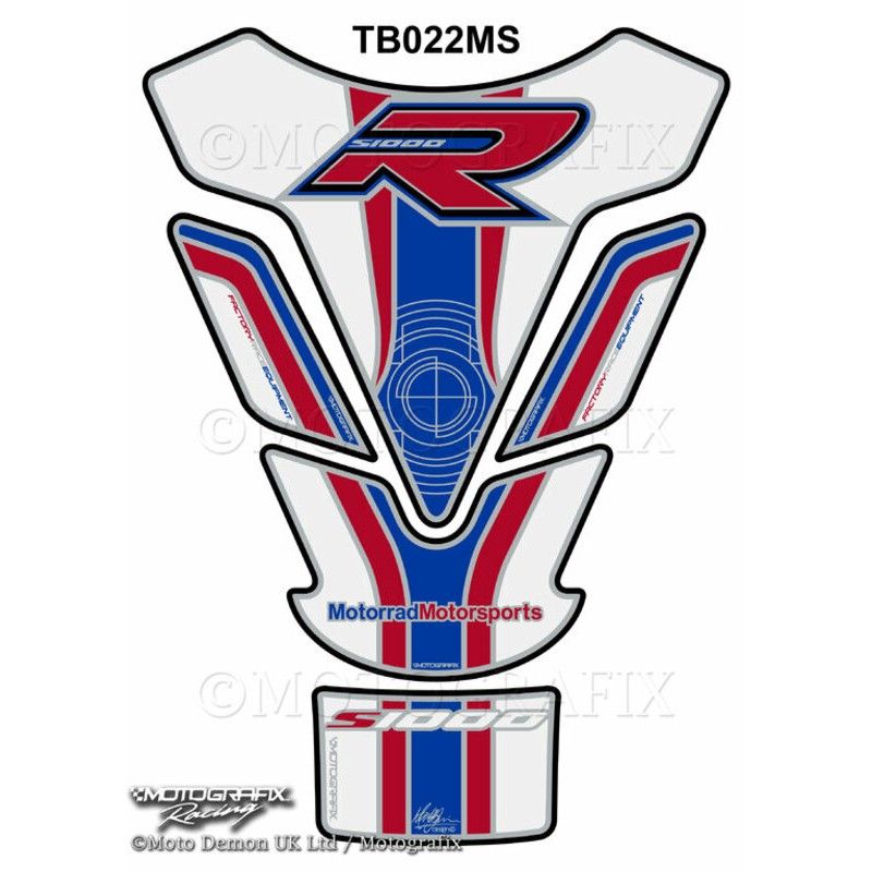 Protector de depósito Motografix BMW S1000R 5 piezas Motorsport - motoscamaralweb.com