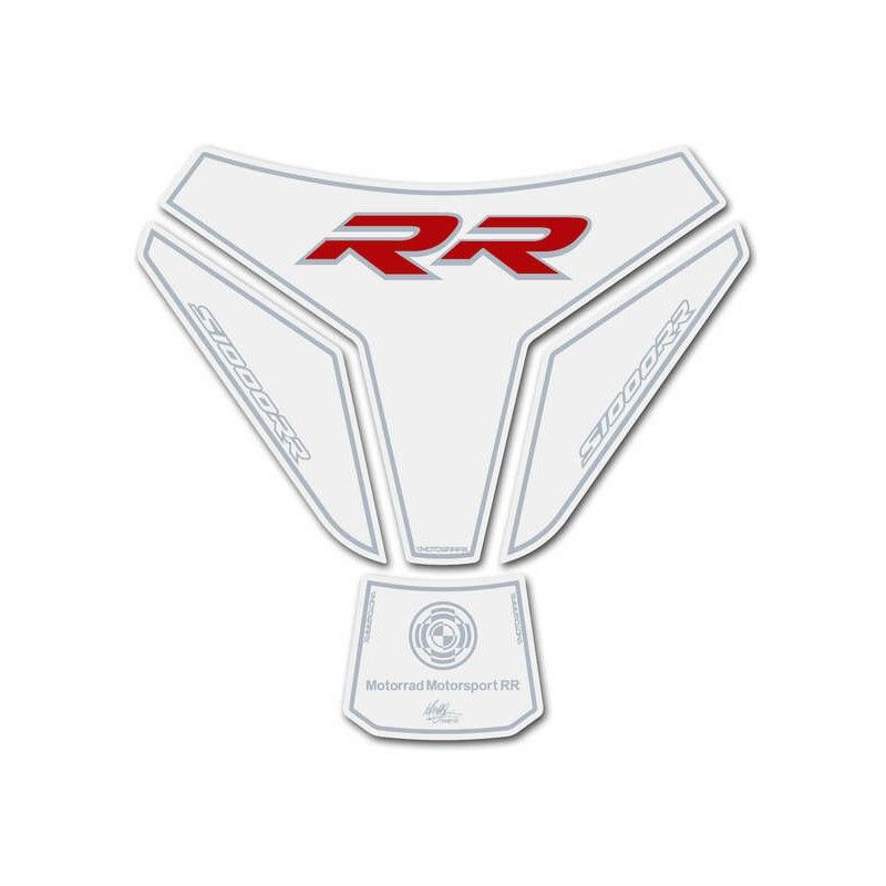 Protector de depósito Motografix BMW S1000RR 4 piezas blanco - motoscamaralweb.com