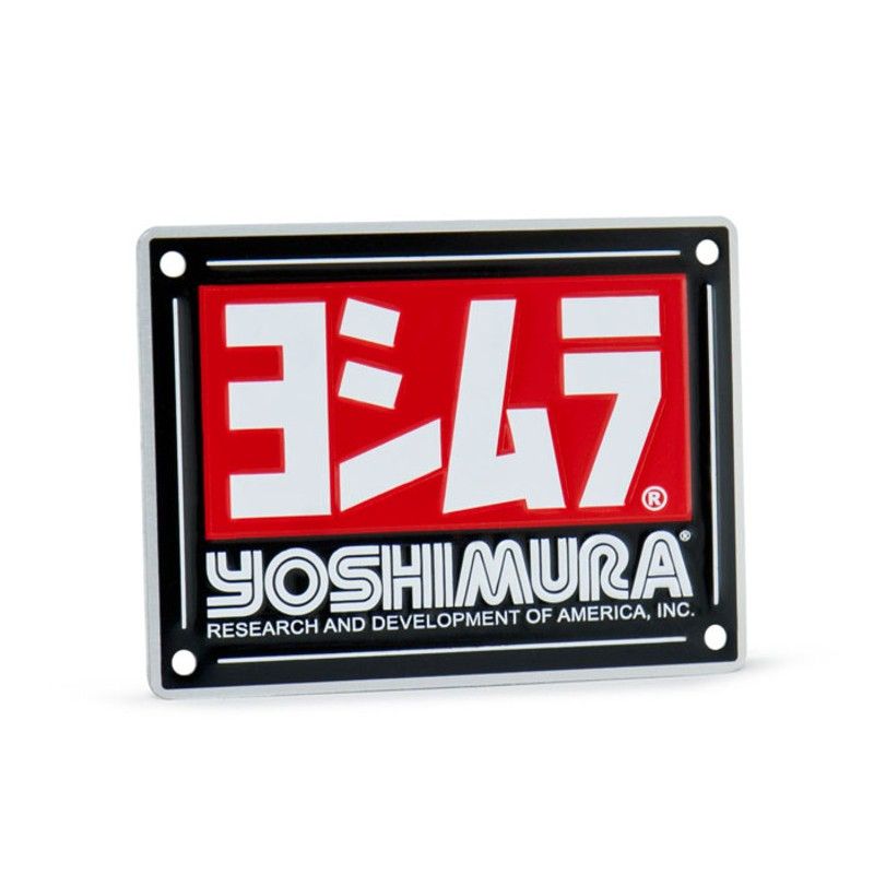 Placa con logo Yoshimura para Silencioso RS-4 - motoscamaralweb.com