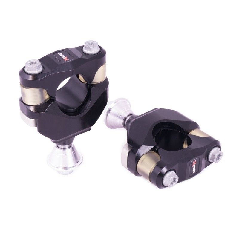 Torretas de manillar XTRIG PHDS Ø28.6 mm - Compatible solo con tijas tipo OEM - motoscamaralweb.com