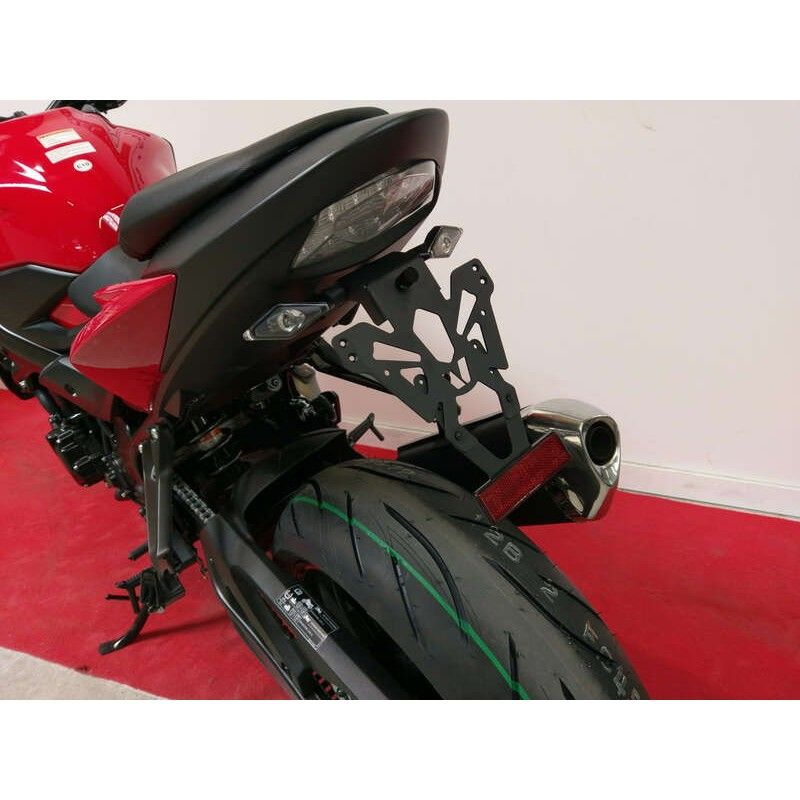 Portamatrículas Suzuki GSX-S750/S1000 negro V PARTS - motoscamaralweb.com