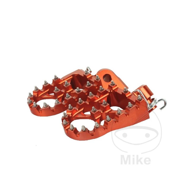 Estriberas Naranja Motocross Accossato | Motos Camaral