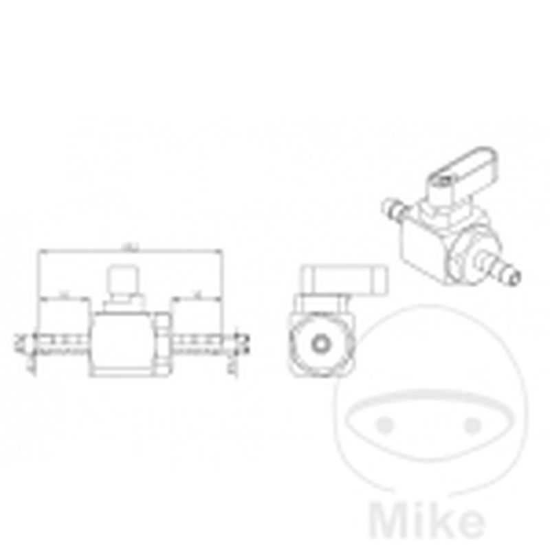 Grifo de gasolina 5 mm JMP | Repuestos | Motos Camaral