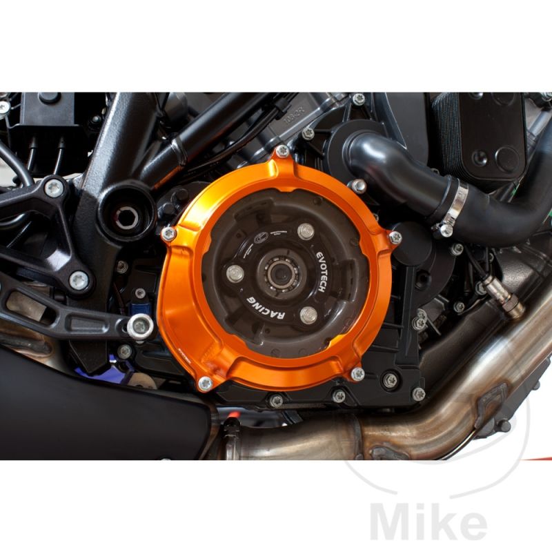 Tapa de Embrague Evotech Naranja | Motos Camaral