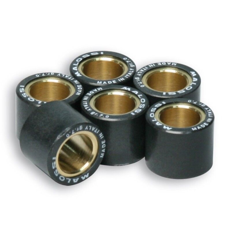 Rodillos de variador MALOSSI 16x13mm 8gr - 6 piezas - motoscamaralweb.com