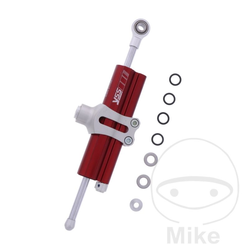 Amortiguador de Dirección YSS 75 mm Rojo | Motos Camaral