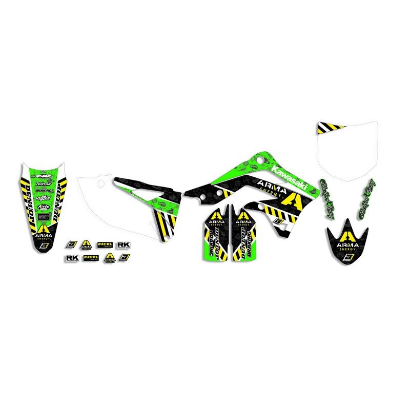 Kit Adhesivos Blackbird Arma Kawasaki 2421F - motoscamaralweb.com