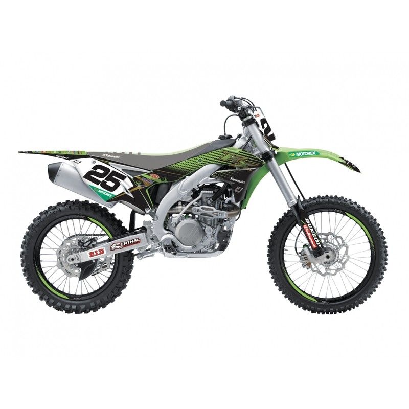 Kit adhesivos Blackbird Replica Racing Team 19 KX450F 16-18 19 - motoscamaralweb.com