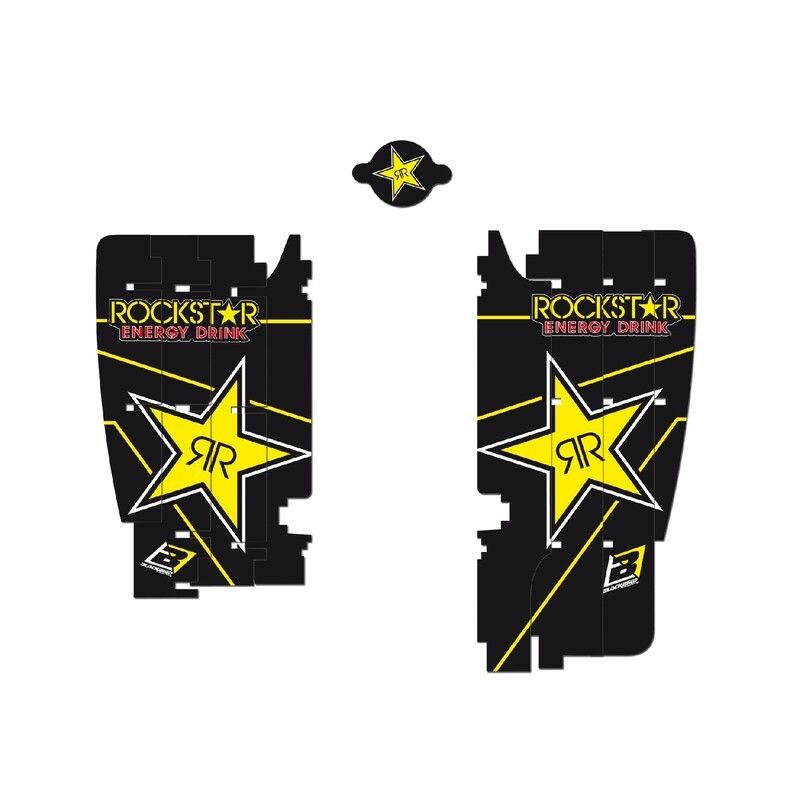 Adhesivos para rejillas de radiador Blackbird Rockstar Energy Suzuki A301L - motoscamaralweb.com
