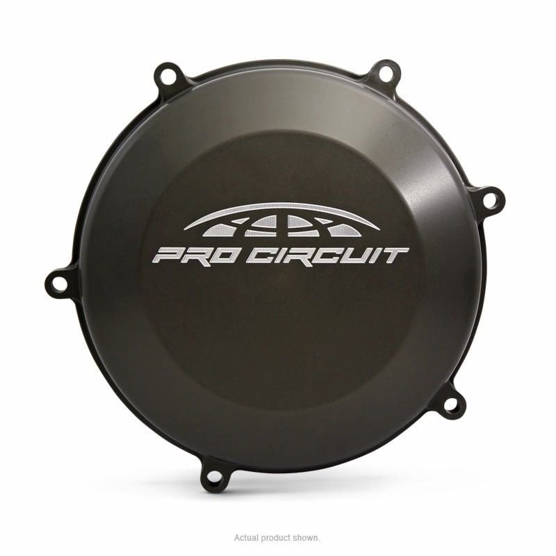 Tapa de embrague Pro Circuit para Kawasaki KX450F: aluminio. negro - motoscamaralweb.com