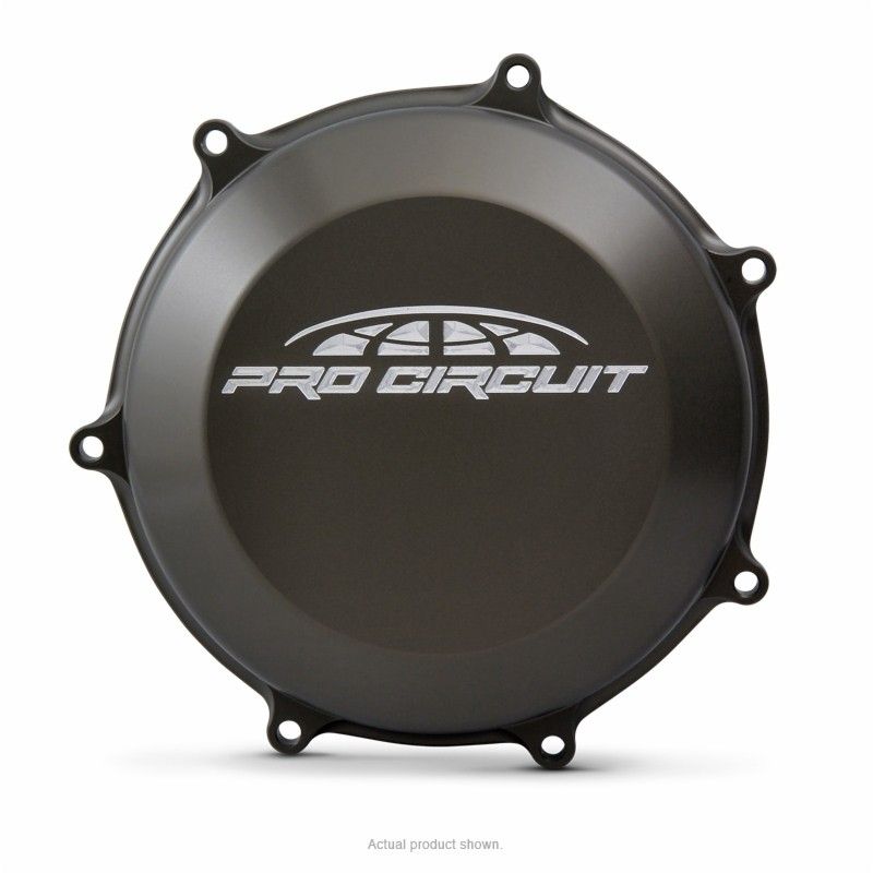 Tapa de embrague Pro Circuit para Kawasaki KX450: aluminio. negro - motoscamaralweb.com