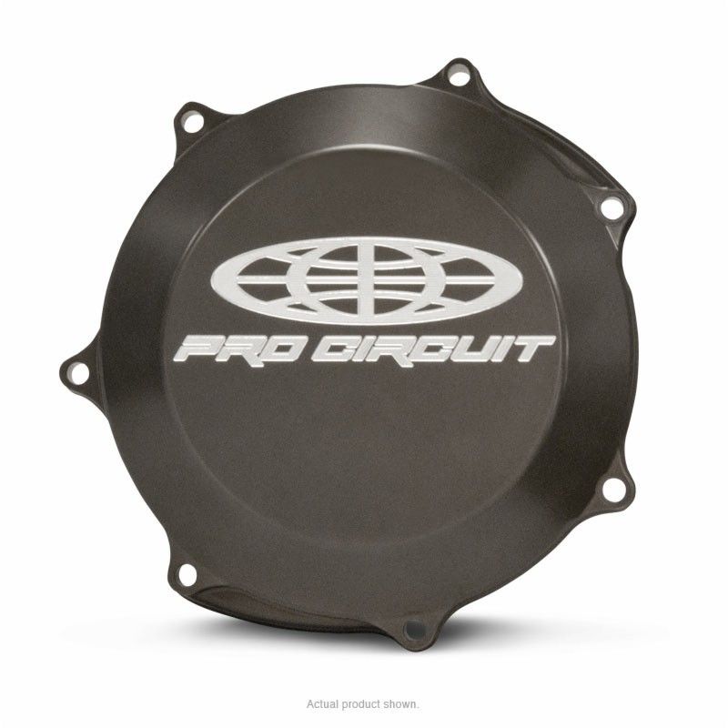 Tapa de embrague Pro Circuit para Yamaha YZ450F: aluminio. negro - motoscamaralweb.com