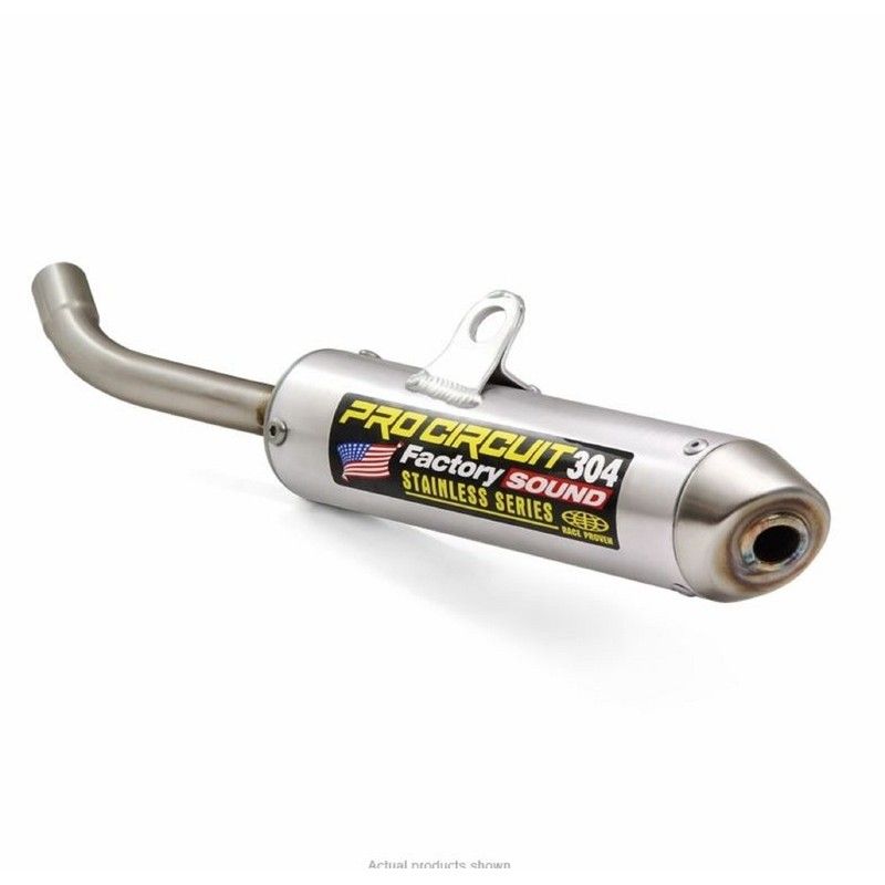 Silencioso Pro Circuit 304 Yamaha YZ65: aluminio. tapa de acero inox-