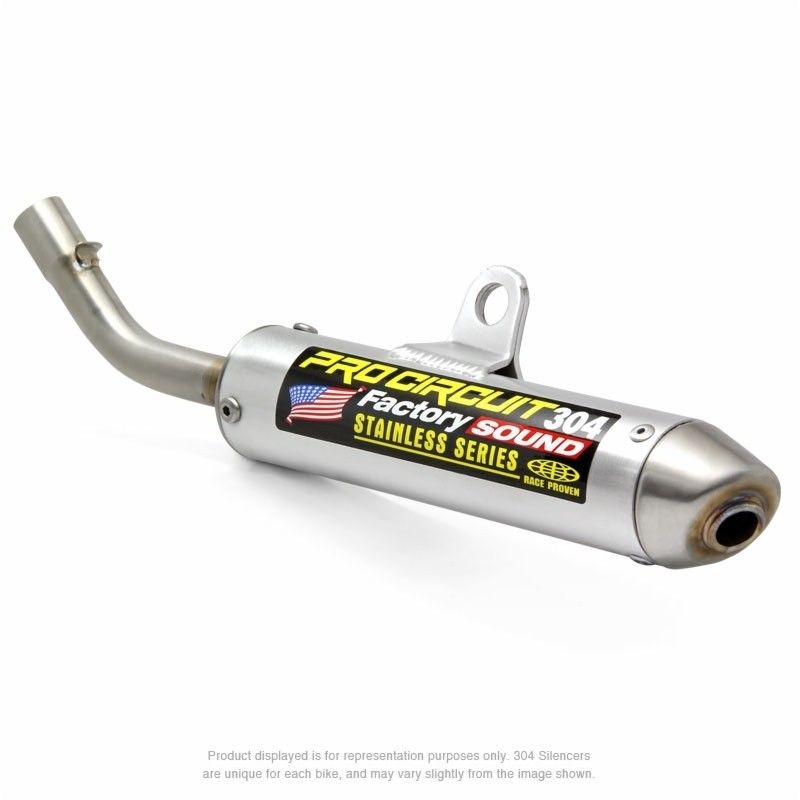 Silencioso Pro Circuit 304 KTM/Husqvarna: aluminio. tapa de acero inox