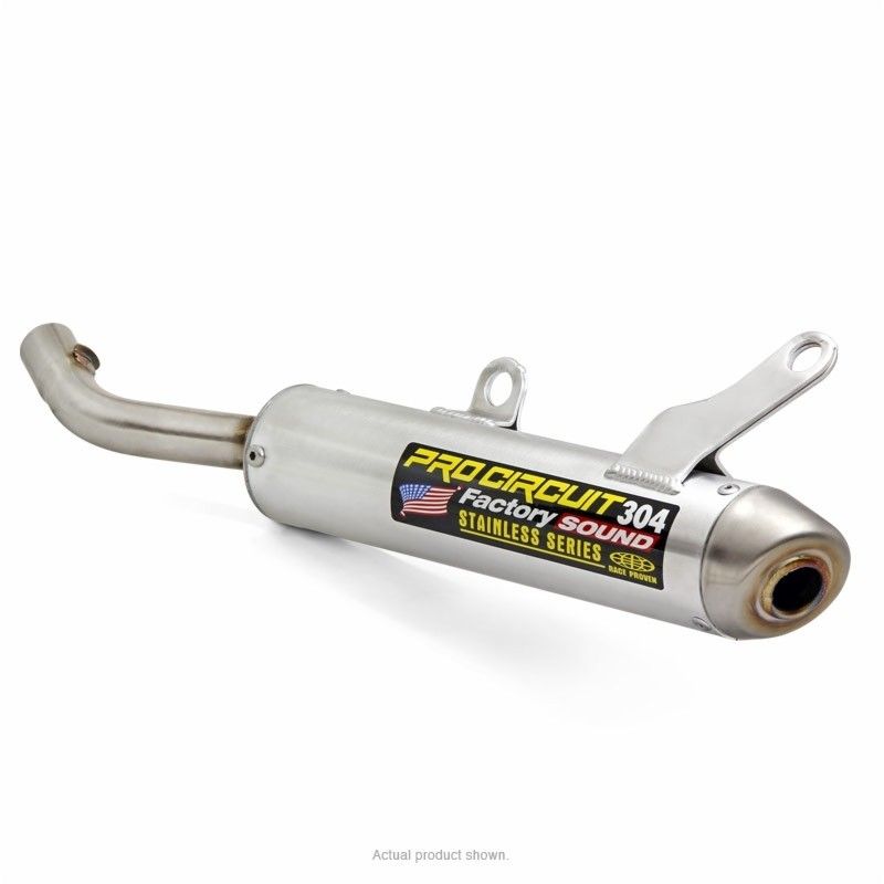 Silencioso Pro Circuit 304 Yamaha YZ250: aluminio. tapa de acero inox-