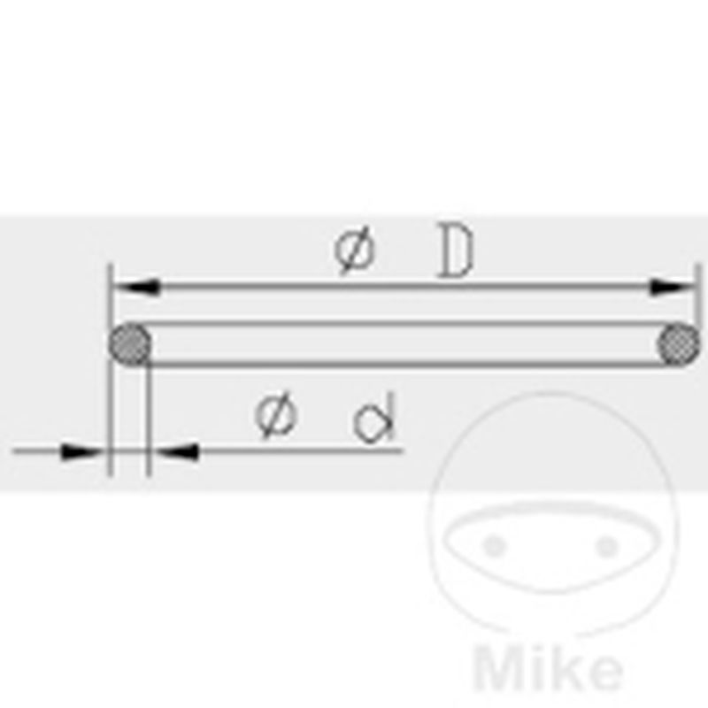 O-Ring 3.5X33.5 mm Kayaba | Recambios | Motos Camaral
