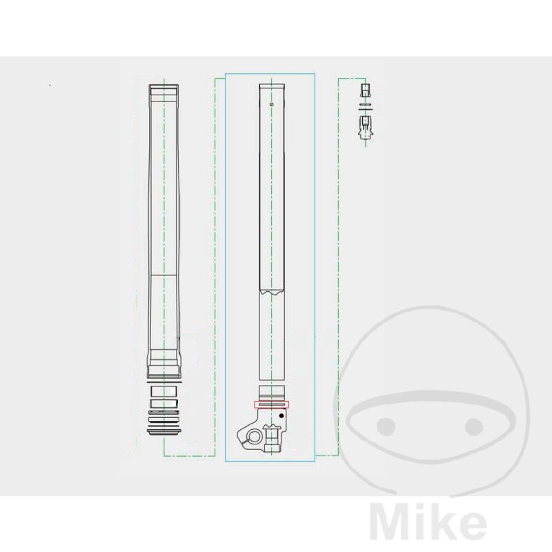 O-Ring Base Horquilla Kayaba 3x34.5 mm | Motos Camaral