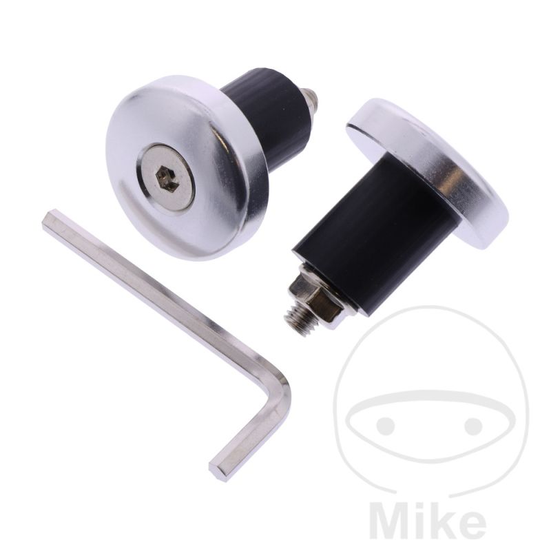 Contrapesos Manillar Plata JMP 17 mm | Motos Camaral