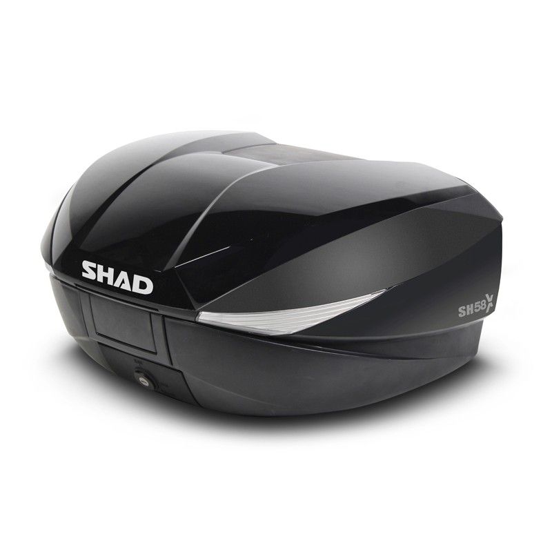 Tapa SHAD SH58 Negro METAL - motoscamaralweb.com
