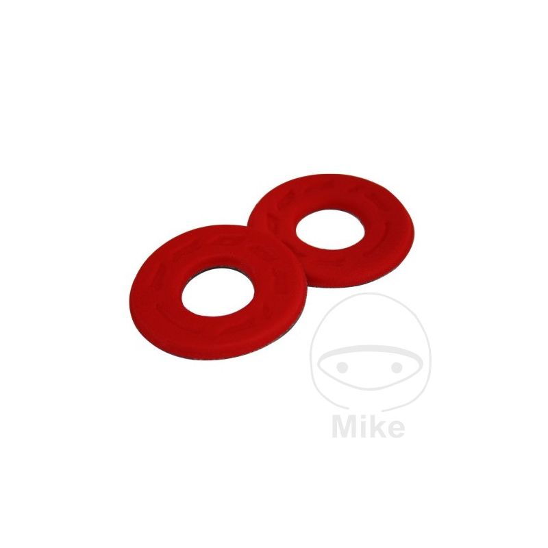 Donuts de Espuma Rojo para Puños | Motos Camaral
