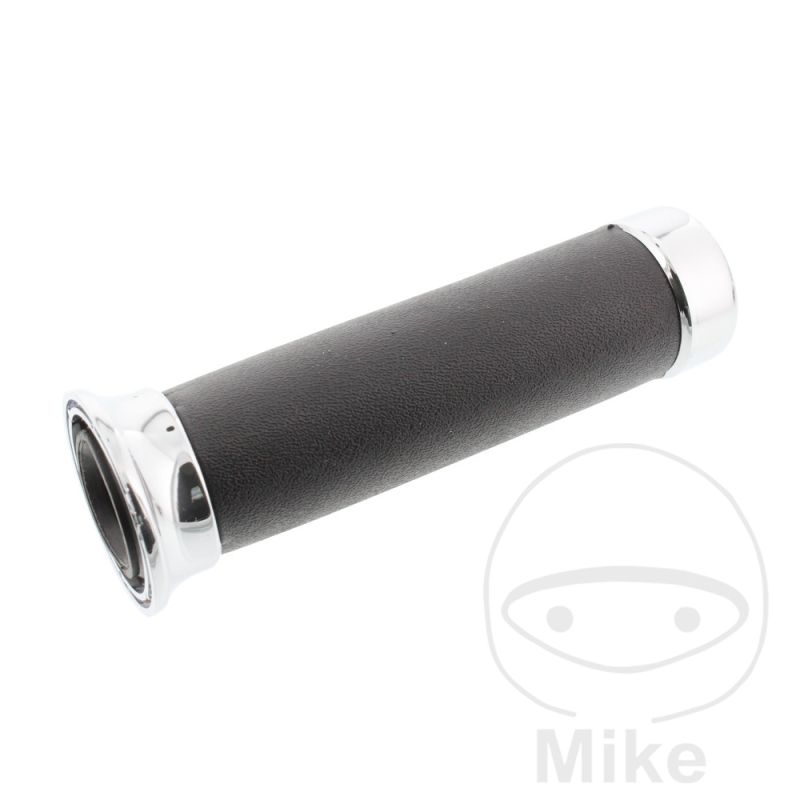 Puño Izquierdo D.21mm Negro/Cromado OEM | Motos Camaral