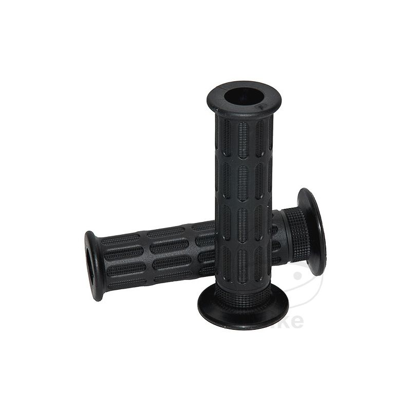 Puños de Moto Negros Abiertos D.22/24 mm | Motos Camaral