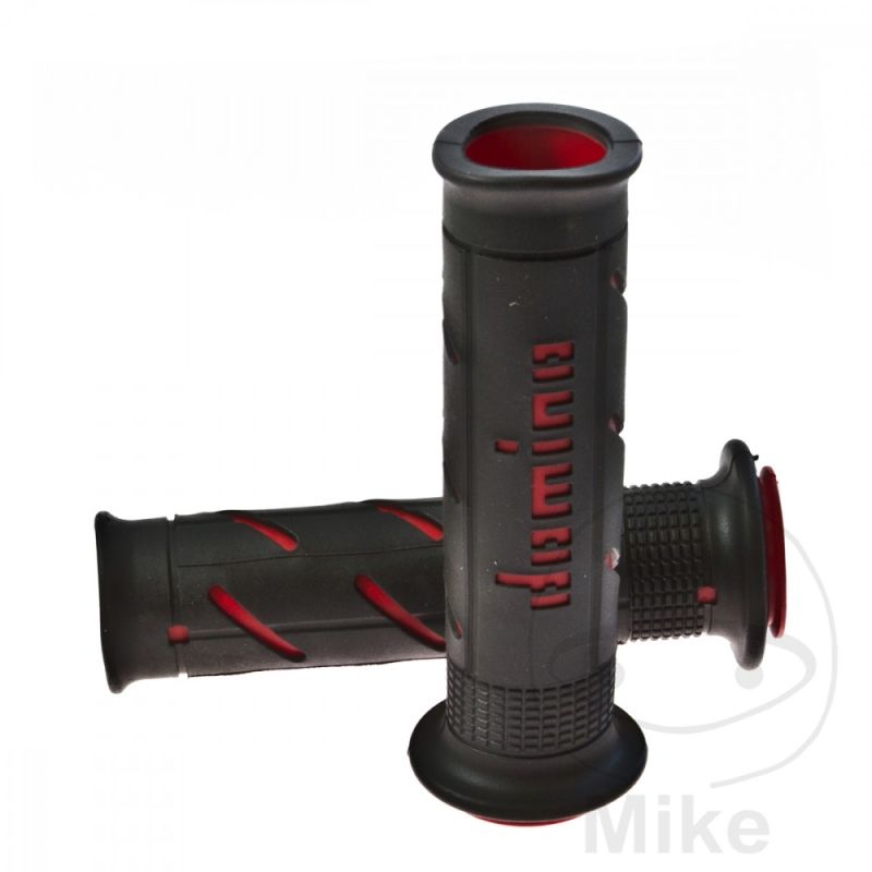 Puños Domino A250 Negro/Rojo 22/26mm | Motos Camaral