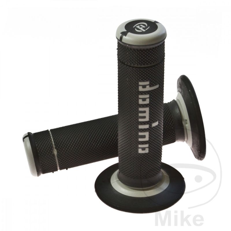 Puños A190 Negro/Gris Domino 22/26mm | Motos Camaral