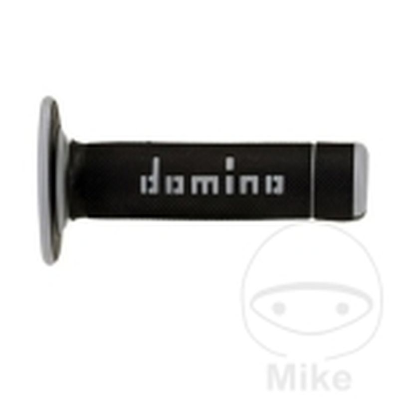 Puños A020 Negro/Gris Domino 22/26 mm | Motos Camaral