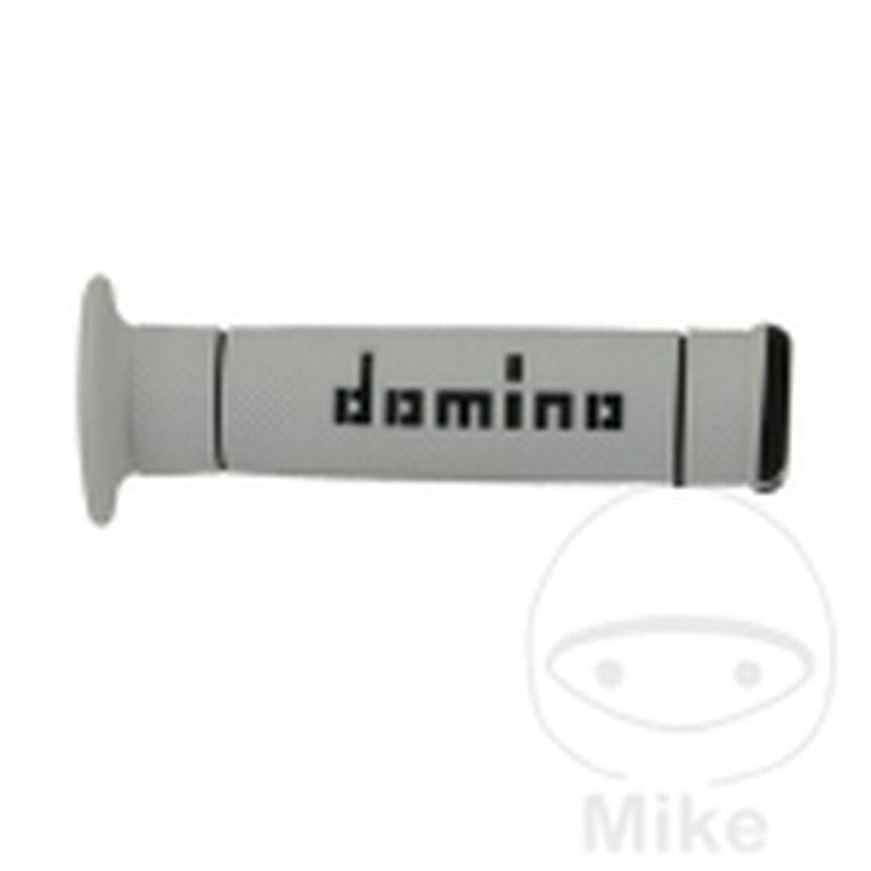 Puños Domino A240 Blanco/Negro 22/26mm | Motos Camaral