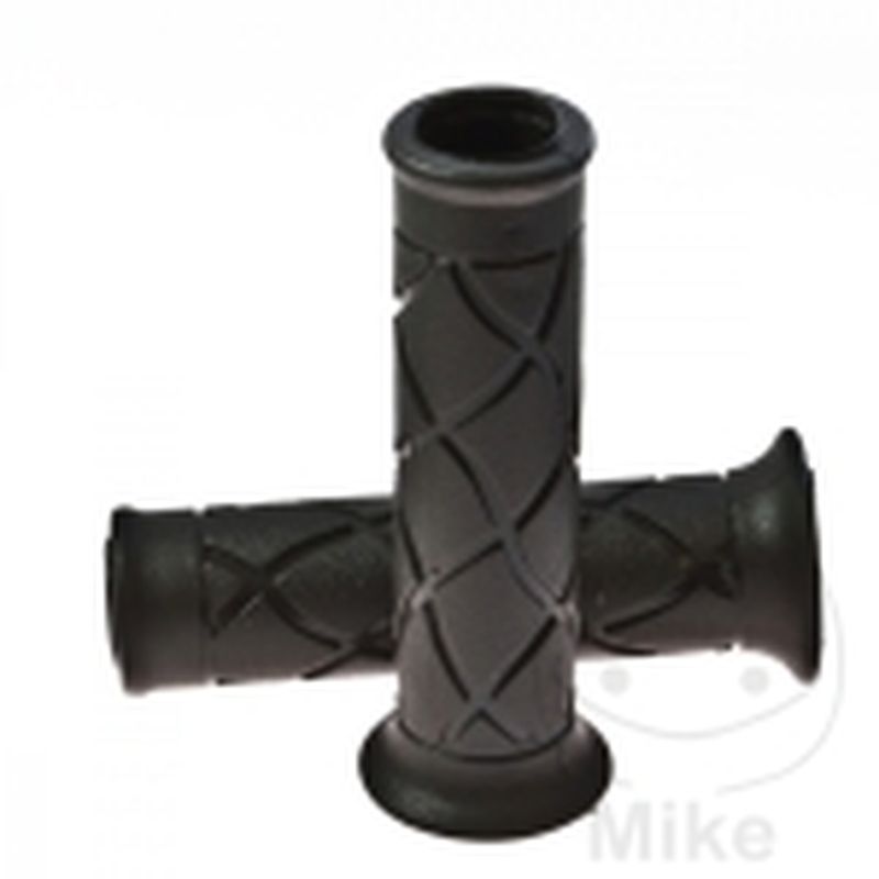 Puños Negros Domino D.22/26 mm Abierto | Motos Camaral