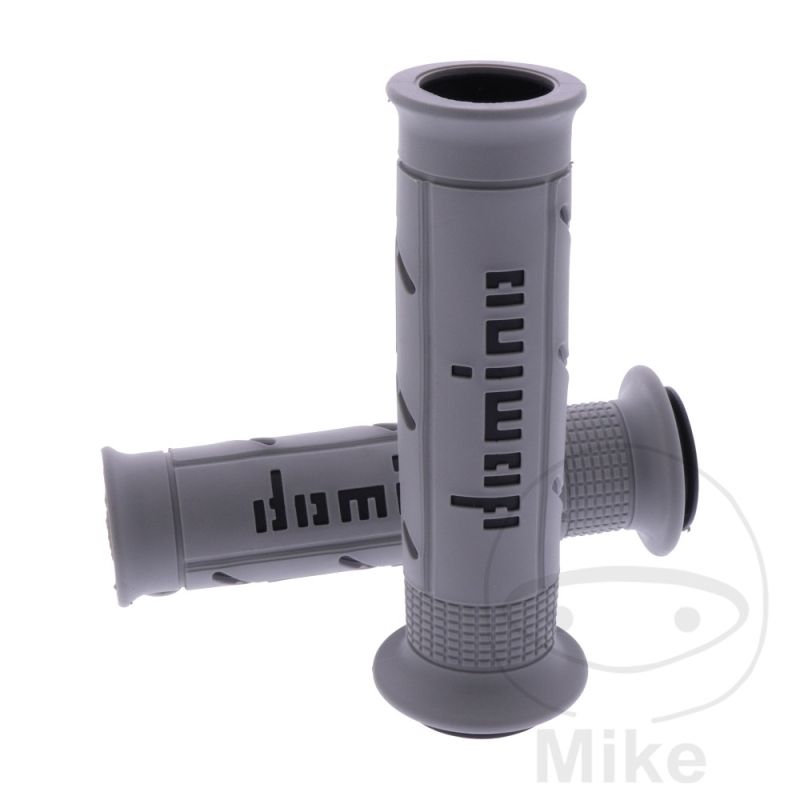 Puños Domino A250 Gris/Negro Abierto | Motos Camaral