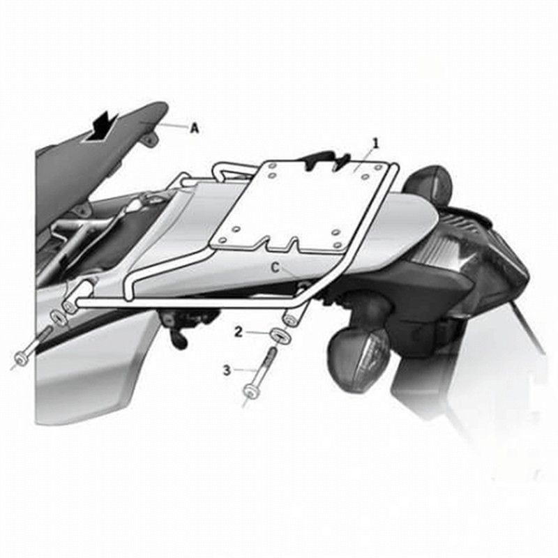 Fijaciones Top SHAD Honda CRF 250L 12 - motoscamaralweb.com