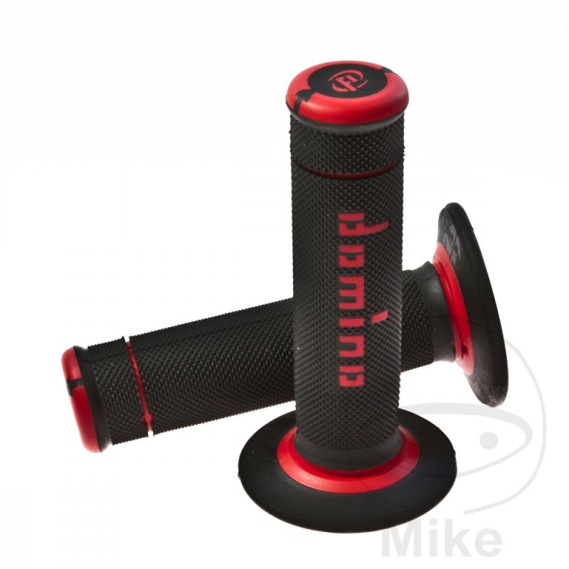 Puños A190 Negro/Rojo Domino | Motos Camaral